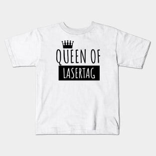 Queen of lasertag Kids T-Shirt